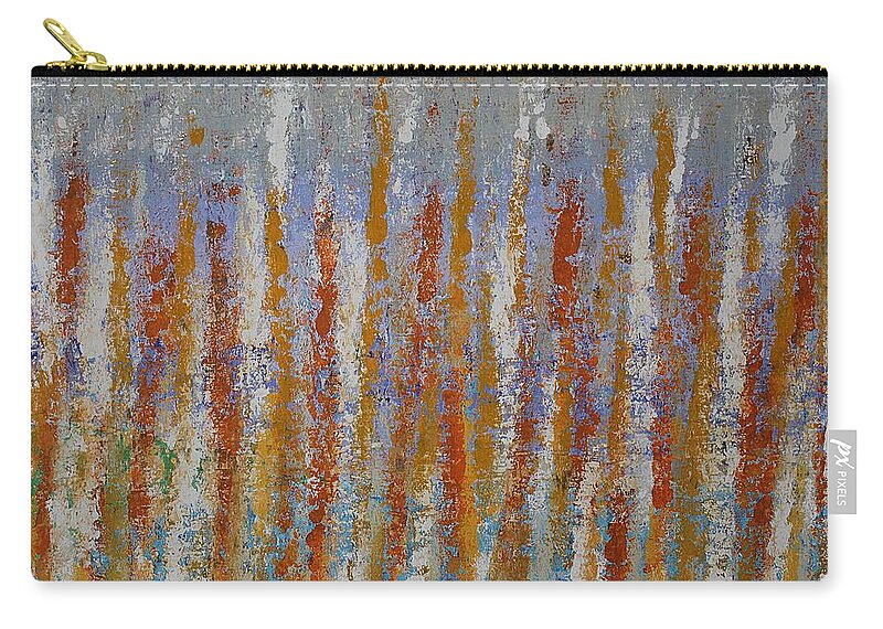Beachgrass Zip Pouch featuring the painting Beachgrass original painting SOLD by Sol Luckman