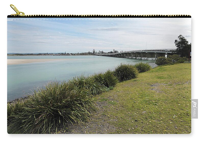 Forster Nsw Australia Carry-all Pouch featuring the digital art Beautiful Forster 665544 by Kevin Chippindall