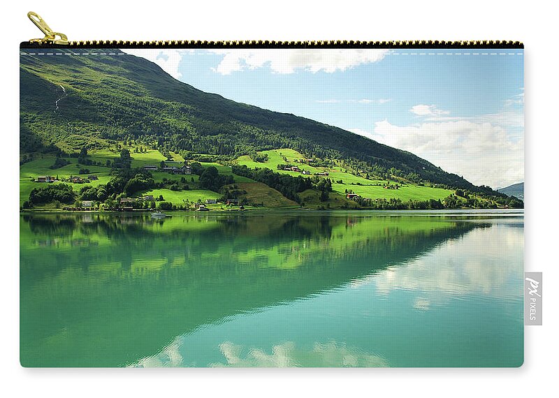 Tranquility Zip Pouch featuring the photograph Beautiful Norway by By R.duran (rduranmerino@gmail.com)