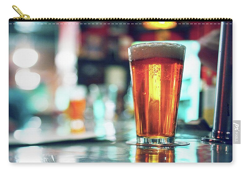 Drink Zip Pouch featuring the photograph Beer by Ansel Olson