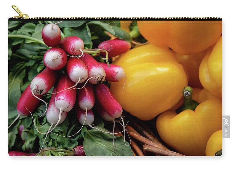 Vegan Zip Pouch featuring the photograph Beet, vegetable full of nutrition for a healthy lifestyle by Michalakis Ppalis