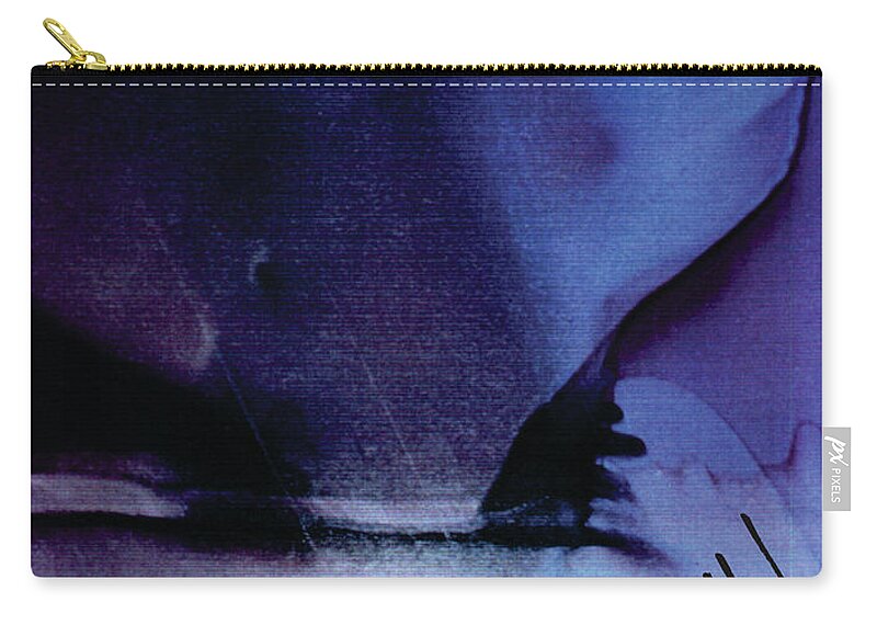  Zip Pouch featuring the digital art Belly by Jimmy Williams