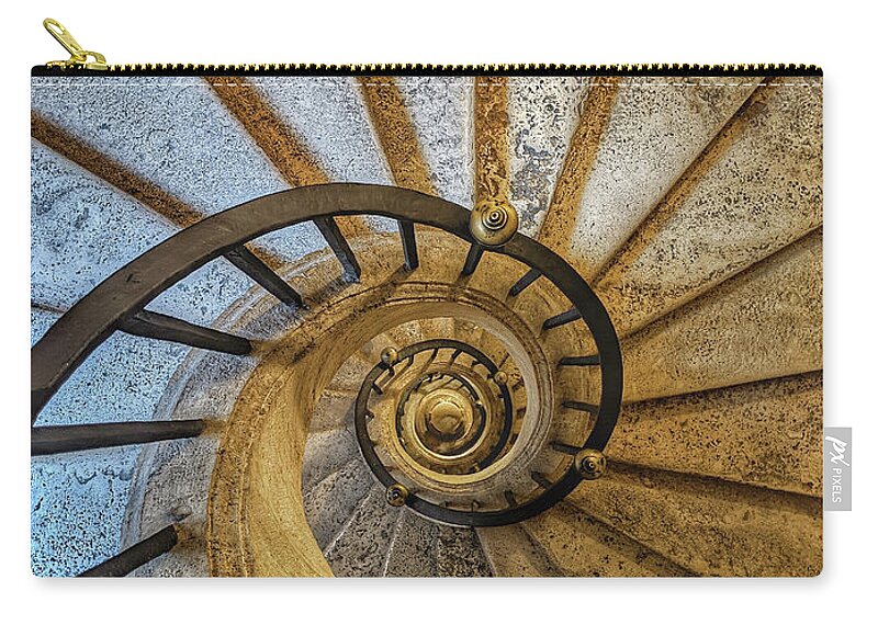 2018 Zip Pouch featuring the photograph Bernini Staircase - Jo Ann Tomaselli by Jo Ann Tomaselli