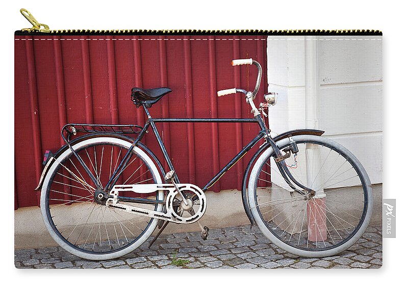 Concepts & Topics Zip Pouch featuring the photograph Bike by Nikada