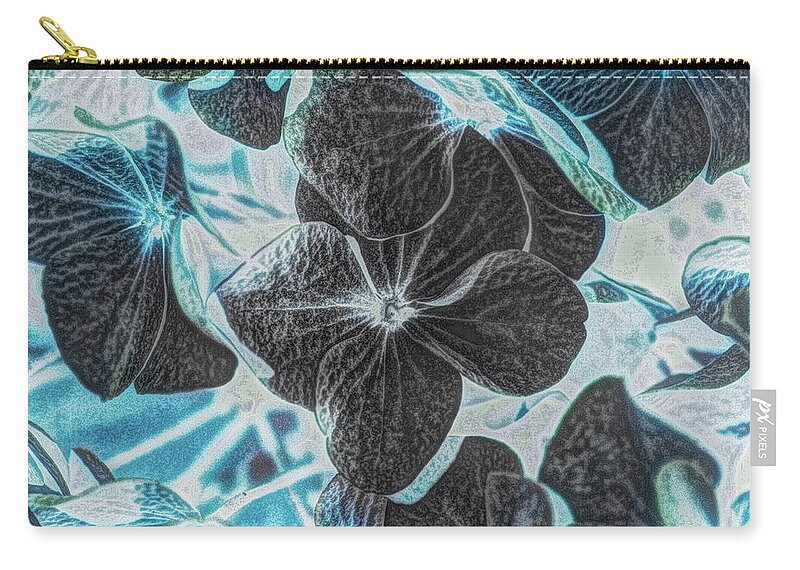 Connie Handscomb Zip Pouch featuring the photograph Black Licorice by Connie Handscomb