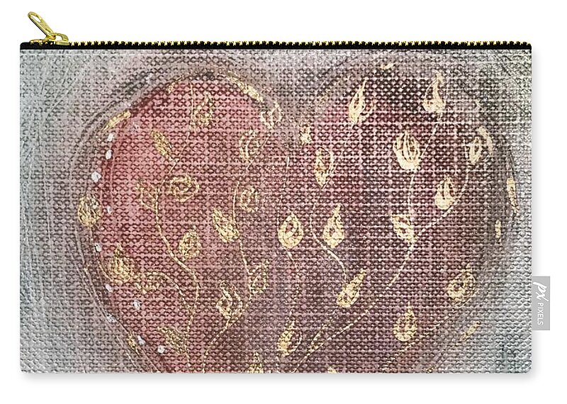 Blossoming Love Zip Pouch featuring the photograph Blossoming Love by Marianna Mills