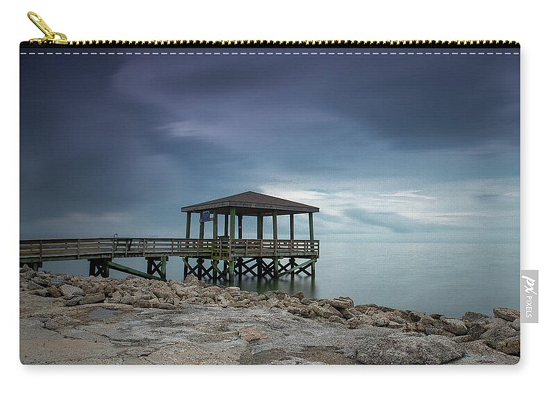 Sunset Zip Pouch featuring the photograph Blue Mood by JASawyer Imaging