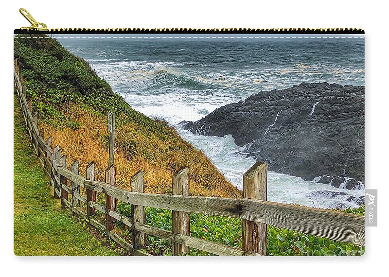 Photography Carry-all Pouch featuring the painting Boiler Bay by Jeanette French