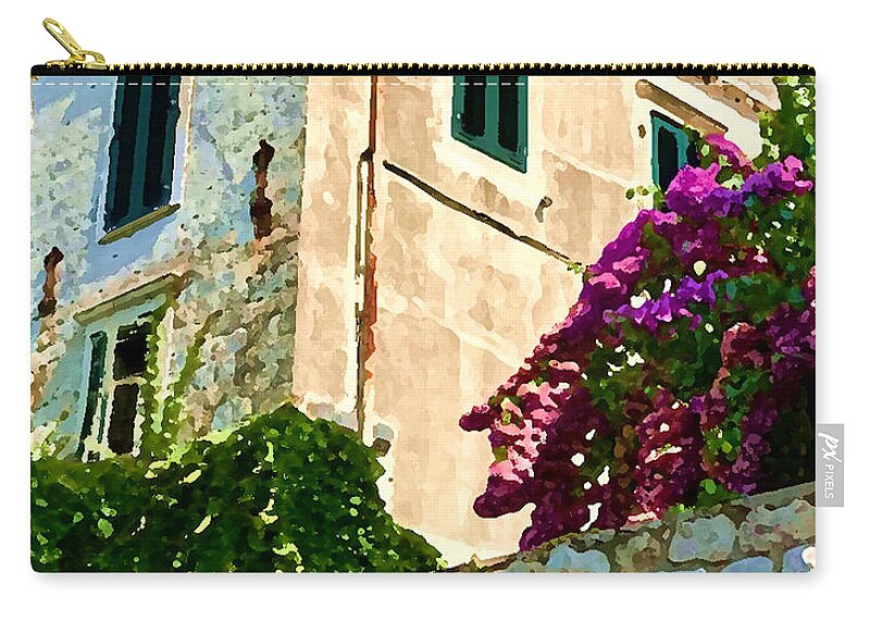 Bougainvillea Zip Pouch featuring the photograph Bougainvillea by Tom Johnson