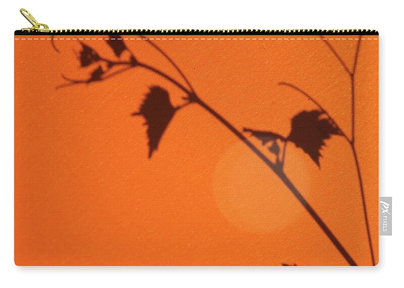 Orange Color Zip Pouch featuring the photograph Branch by Rudolf Vlcek
