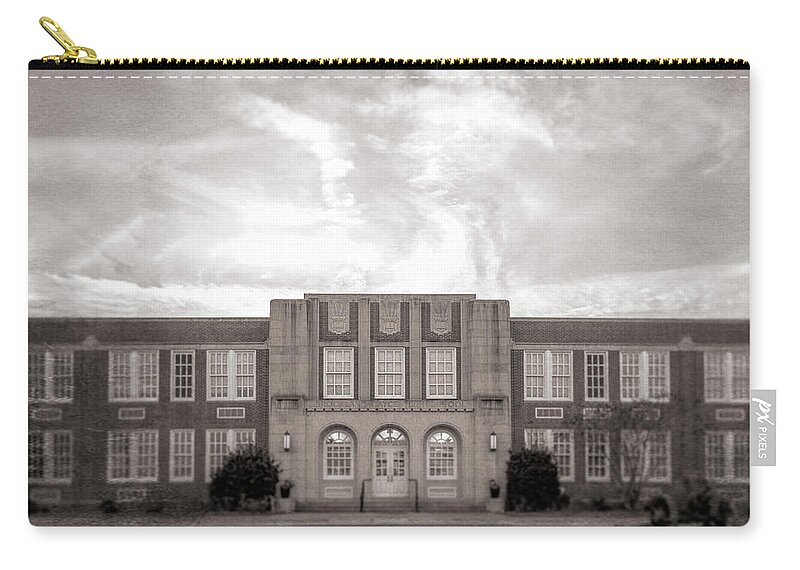 2014 Zip Pouch featuring the photograph Brickworks 27 by Charles Hite