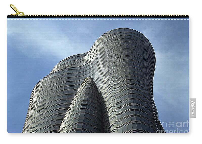 Architecture Carry-all Pouch featuring the photograph Building Art by Thomas Schroeder