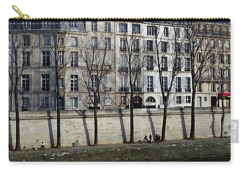 Built Structure Carry-all Pouch featuring the photograph Buildings On Ile Saint-louis by Lonely Planet