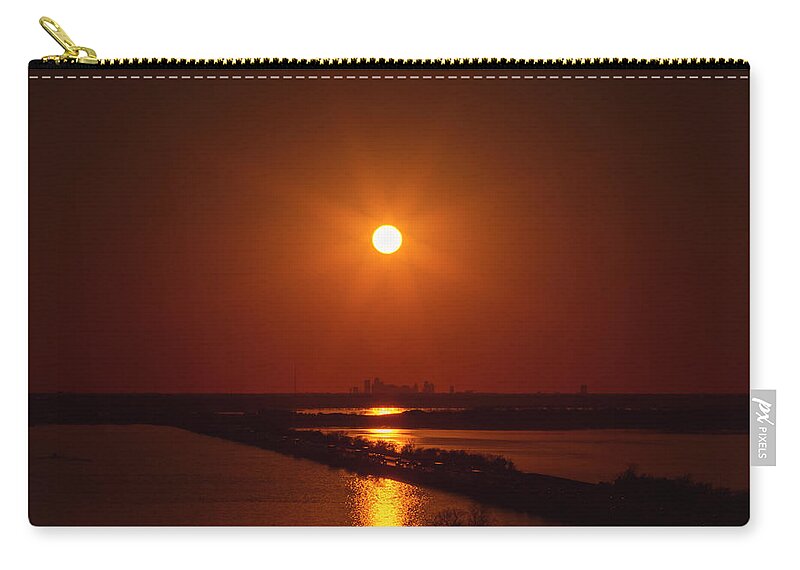 Burnt Carry-all Pouch featuring the photograph Burnt Orange by Peter Hull