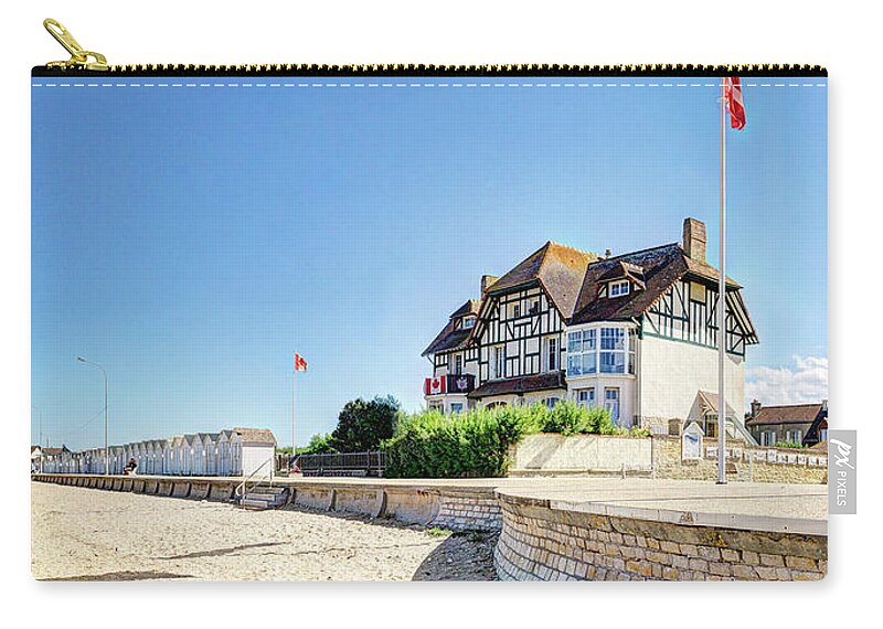 Canada House Zip Pouch featuring the photograph Canada House - Maison Des Canadiens - Short by Weston Westmoreland