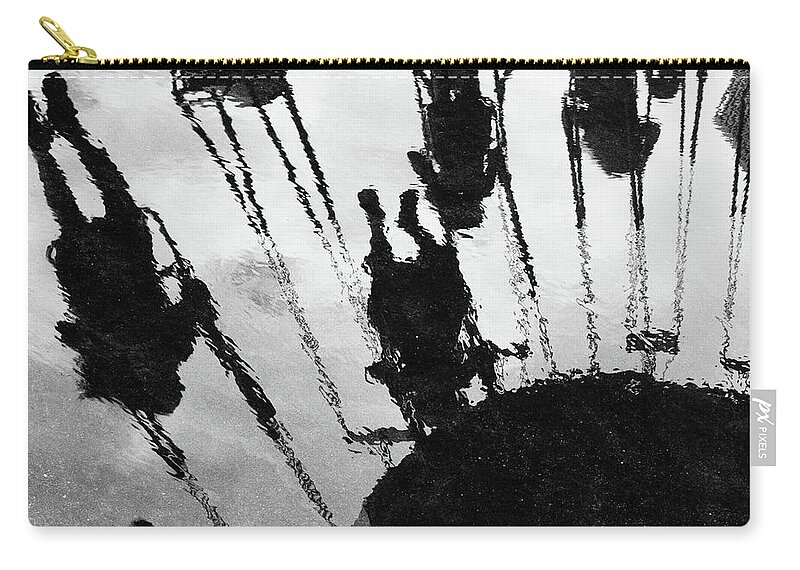 Carousel Zip Pouch featuring the photograph Carnival Swing by Adam Jeffery Photography