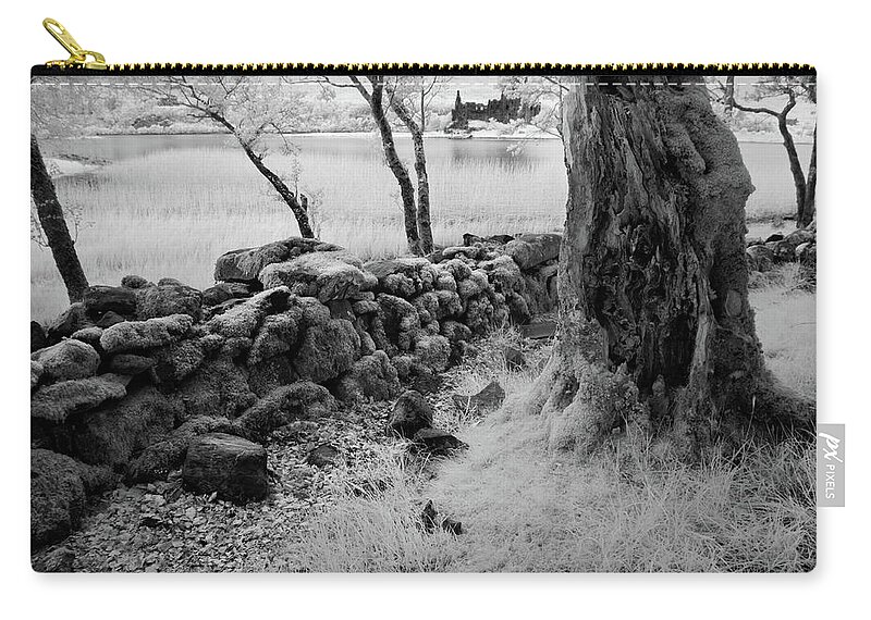 Tranquility Zip Pouch featuring the photograph Castle Kilchurn by Billy Currie Photography