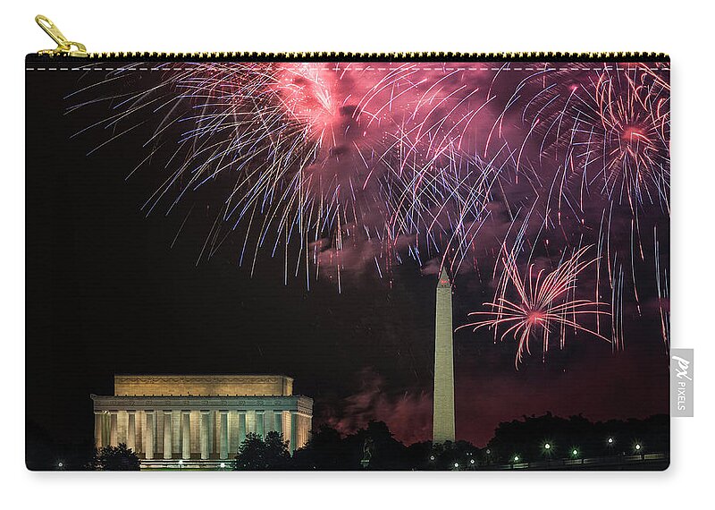 Washington Dc Zip Pouch featuring the photograph Celebrate by Robert Fawcett