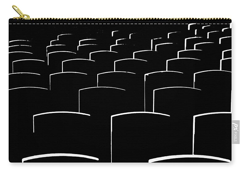 Belgium Zip Pouch featuring the photograph Cemetery by Susanne Stoop Photography