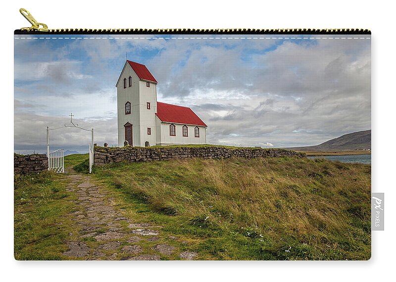 Church Carry-all Pouch featuring the photograph Chapel of Iceland by David Letts