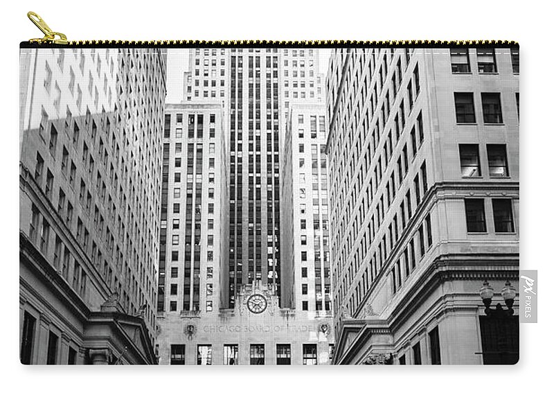 Chicago Carry-all Pouch featuring the photograph Chicago Board of Trade by Patty Colabuono