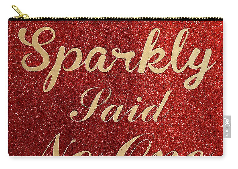 Christmas Zip Pouch featuring the photograph Christmas Sparkles by Linda Stern