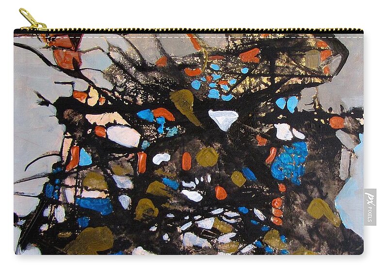 Abstract Carry-all Pouch featuring the painting City of Angels by Barbara O'Toole