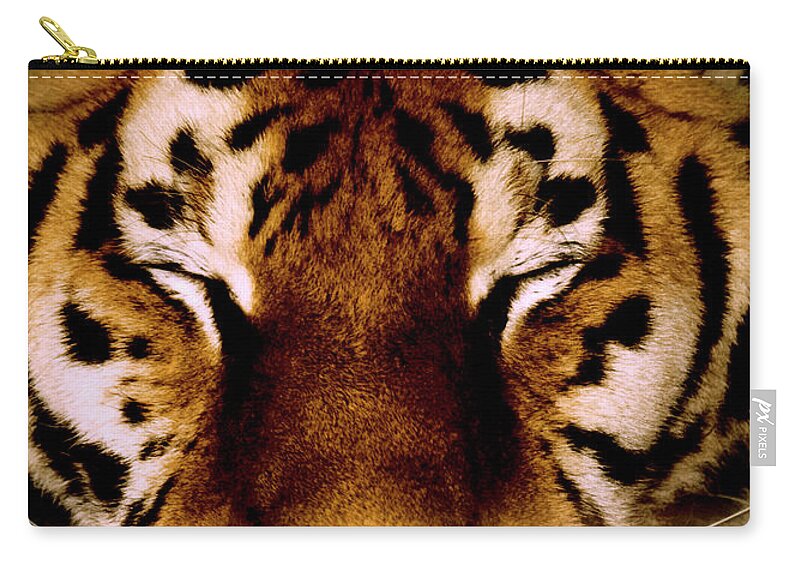 Panoramic Zip Pouch featuring the photograph Close-up Of A Tiger, Yalta, Crimea by Win-initiative/neleman