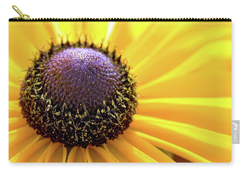 Tampere Zip Pouch featuring the photograph Close Up Of Yellow Flower by Tuomas Lehtinen