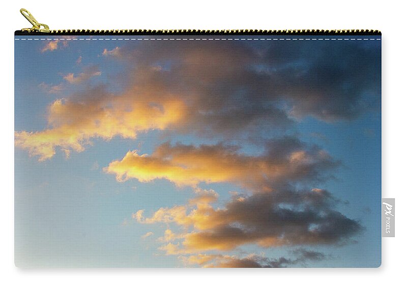 Houston Downtown Clouds Sky Zip Pouch featuring the photograph Clouds 1 by Rocco Silvestri