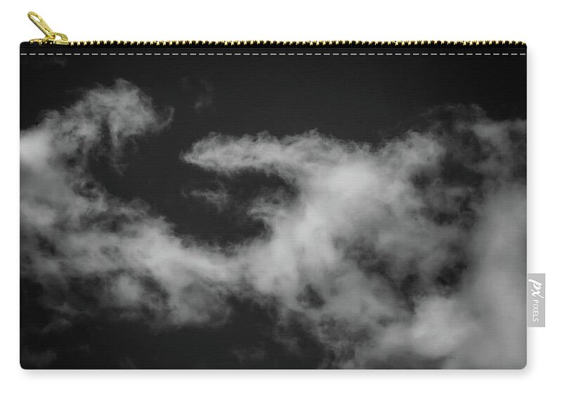 Greg Mimbs Zip Pouch featuring the photograph Clouds 14 In Black and White by Greg and Chrystal Mimbs