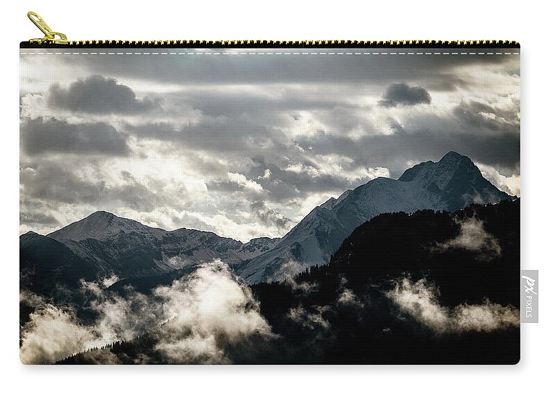 Canon 7d Mark Ii Zip Pouch featuring the photograph Clouds Above All by Dennis Dempsie