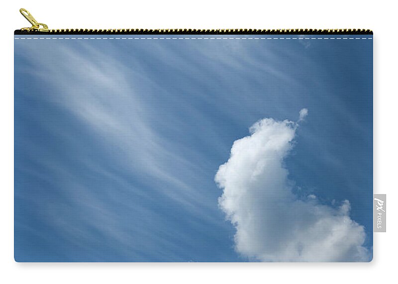 Silence Zip Pouch featuring the photograph Cloudscape Image Size Xxxl by Rotofrank