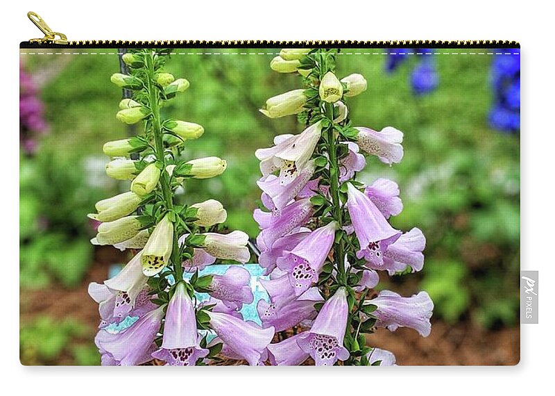 Flowers Carry-all Pouch featuring the photograph Cocklebells by Portia Olaughlin