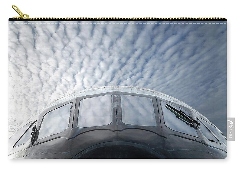 Outdoors Zip Pouch featuring the photograph Cockpit by Gmsphotography