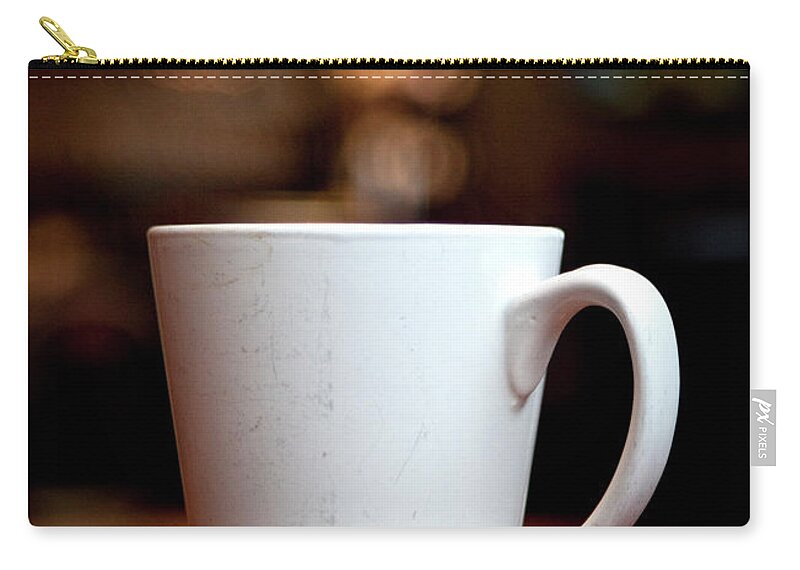 Coffee Zip Pouch featuring the photograph Coffee Cup by Jtsorrell