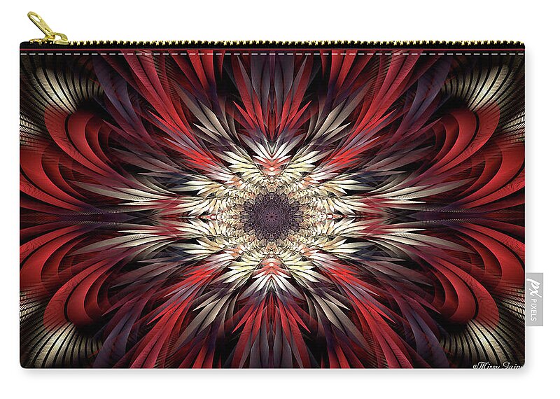 Colossians Zip Pouch featuring the digital art Colossians by Missy Gainer