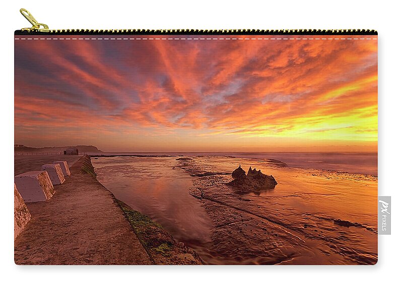 Tranquility Zip Pouch featuring the photograph Colour Explosion by Dorcam16images