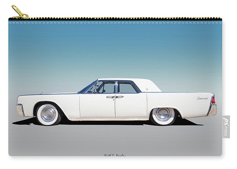 1963 Zip Pouch featuring the photograph Continental by Keith Hawley