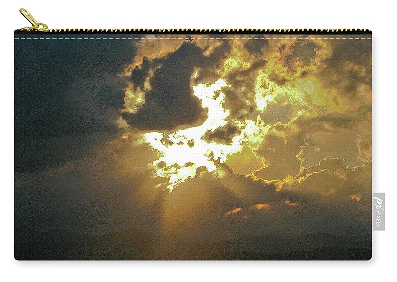 Clouds Zip Pouch featuring the photograph Couds #2 by Neil Pankler