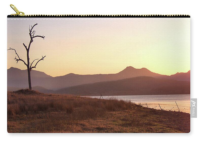 Landscape Zip Pouch featuring the photograph Country Sunset by Michael Blaine