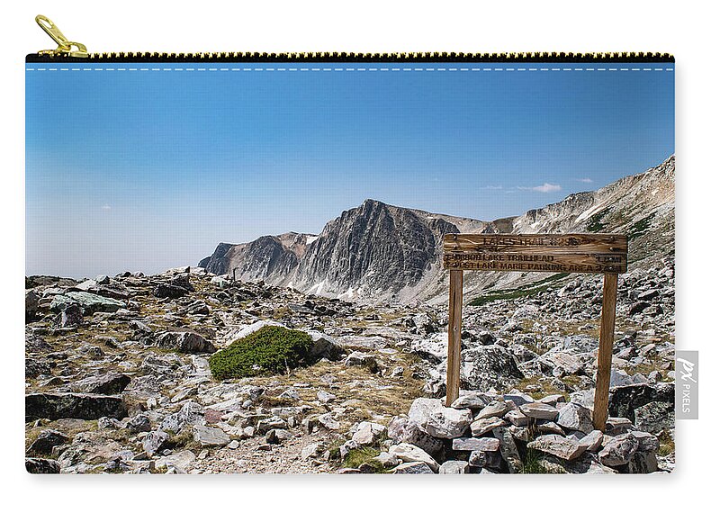 Landscape Carry-all Pouch featuring the photograph Crossroads at Medicine Bow Peak by Nicole Lloyd