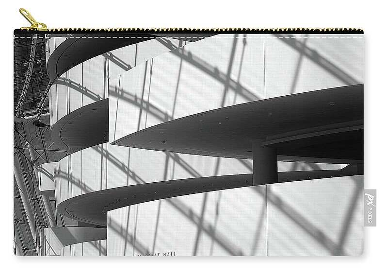 Construction Zip Pouch featuring the photograph Curves by Glory Ann Penington