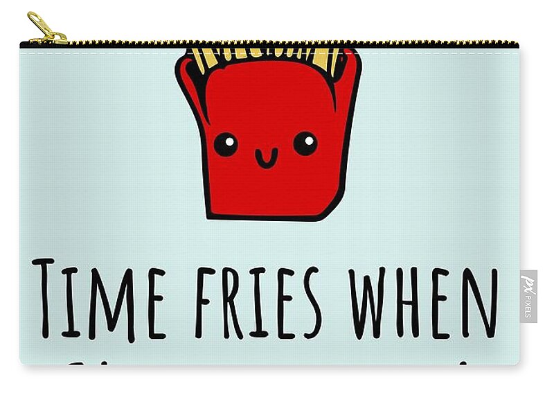 Cute Romantic Card - Valentine's Day Gift - Girlfriend or Boyfriend  Valentine - Time Fries Greeting Card by Joey Lott