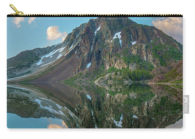 00574869 Zip Pouch featuring the photograph Dana Plateau From Ellery Lake, Sierra #1 by Tim Fitzharris