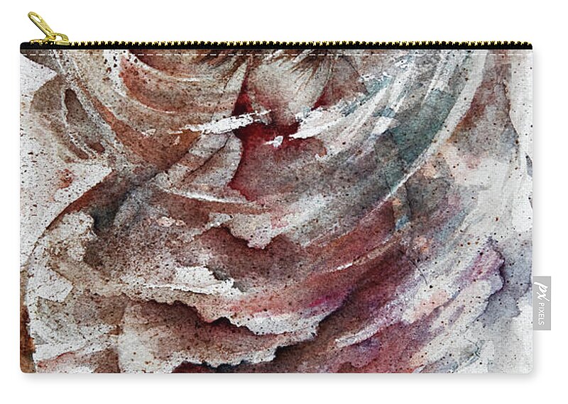 Figure Zip Pouch featuring the painting Dancing the Storms by William Russell Nowicki