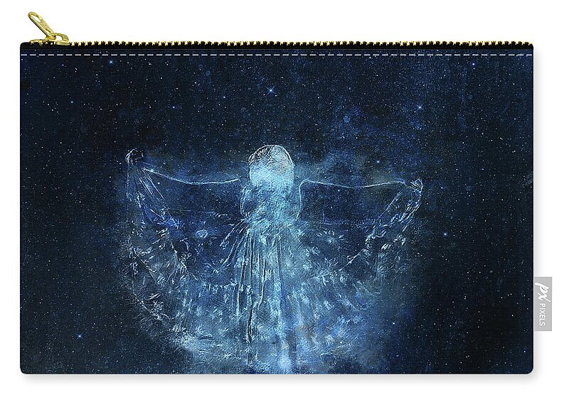 Dancer Zip Pouch featuring the digital art Dancing with the Stars by Marilyn Wilson