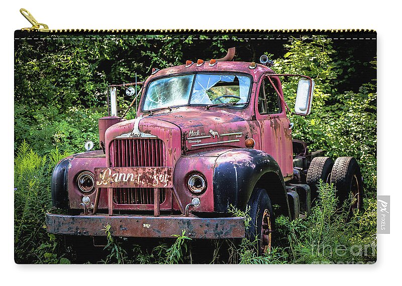 Mack Truck Zip Pouch featuring the photograph Danny Boy by Veronica Batterson