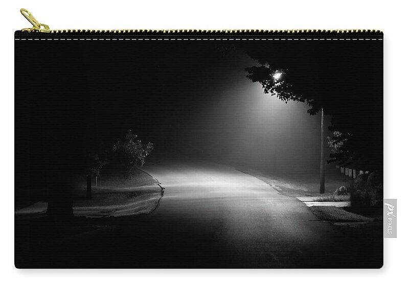 Outdoors Zip Pouch featuring the photograph Dark Night by Delobbo.com