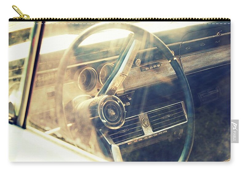 California Zip Pouch featuring the photograph Dashboard by Olivia Kjellander Hook